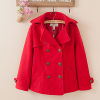 Wool coat-1805 red เสื้อโค้ทวูลกันหนาว