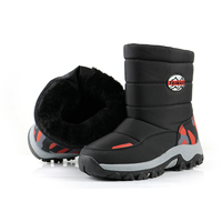 KB-sne5 black รองเท้ากันหนาวเด็กลุยหิมะ