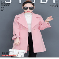 wool-2684 PINK เสื้อโค้ทวูลกันหนาว