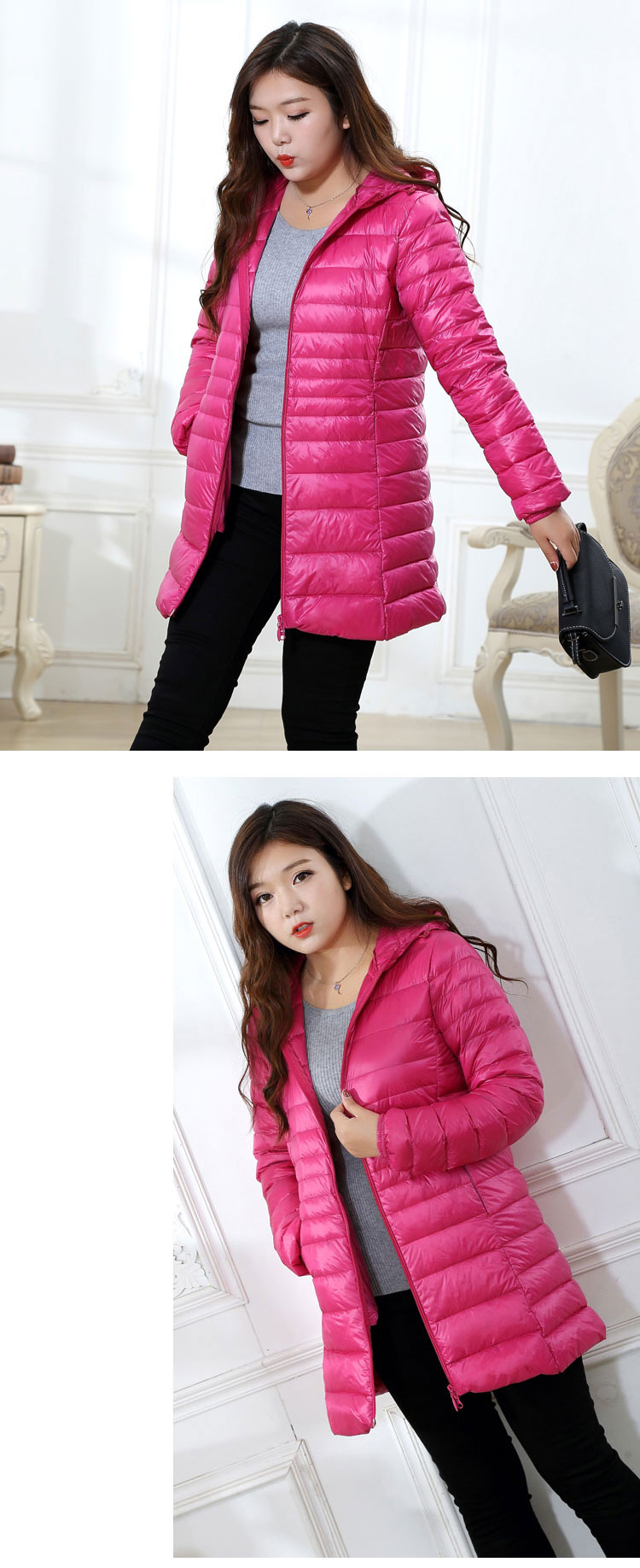 Down Coat 845 เสื้อโค้ทขนเป็ดกันหนาว