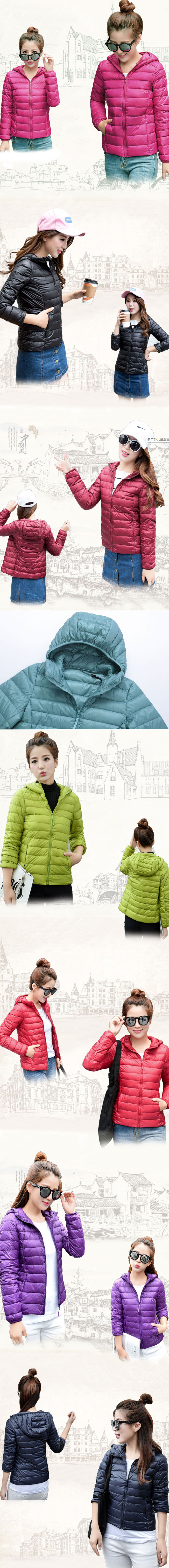 Light Down - 440 เสื้อโค้ทขนเป็ดกันหนาว ไซสปกติ S-3XL