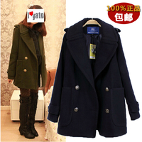 Wool coat 11478 Black เสื้อโค้ทวูลกันหนาว