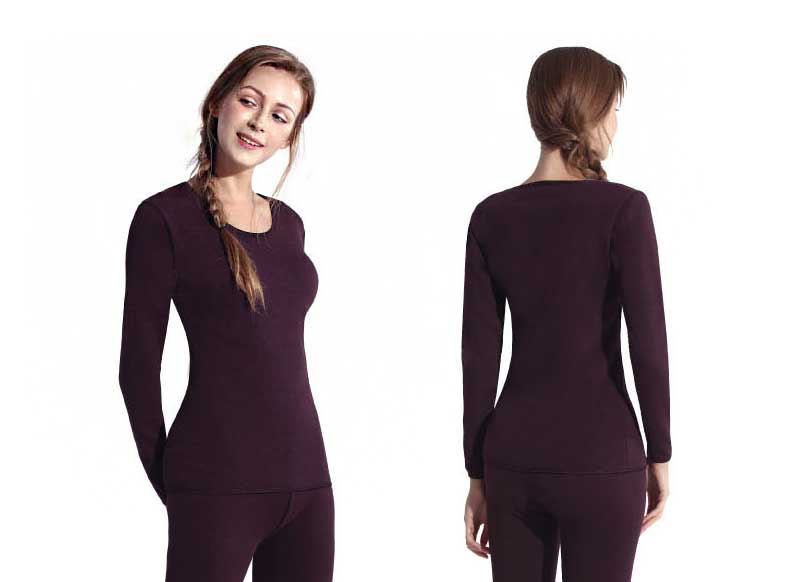 Super Warm Womens ชุดลองจอนกันหนาวผู้หญิงแบบพรีเมี่ยมใส่ติดลบ