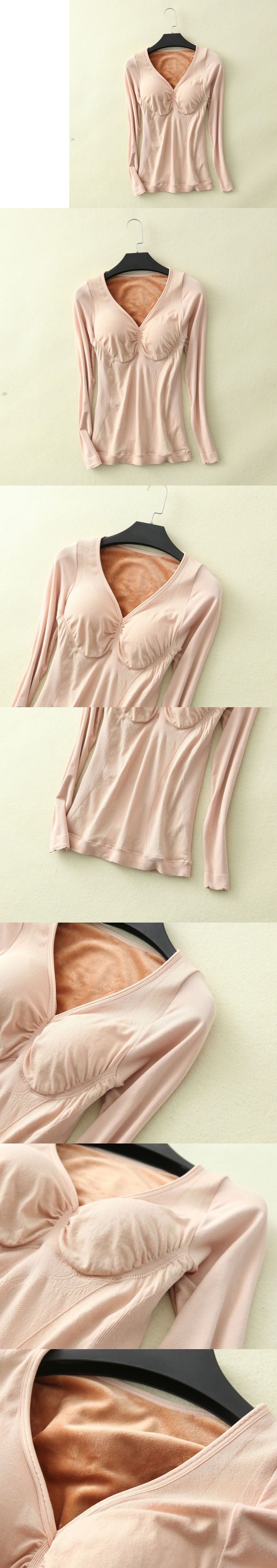 พรีออเดอร  JD - 715 เสื้อลองจอนกันหนาวสีเนื้อ