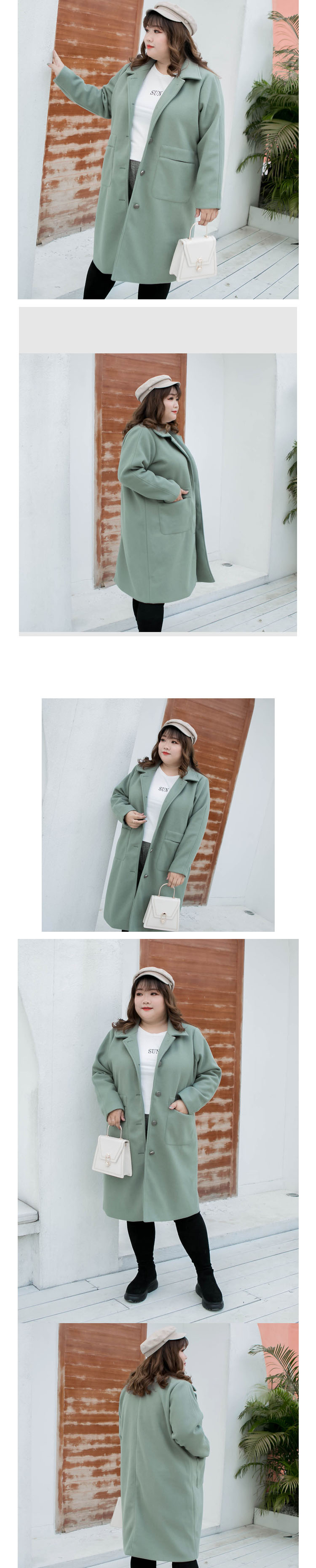 BJC-1530 เสื้อโค้ทคนอ้วนกันหนาว