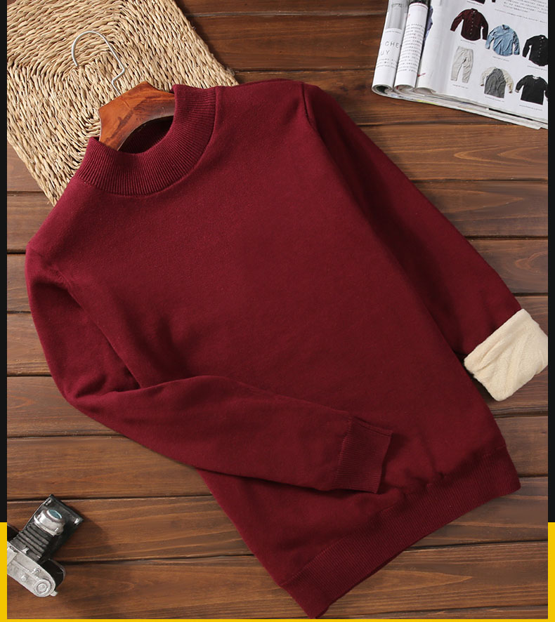 MS - 8764 เสื้อไหมพรมผู้ชายกันหนาว