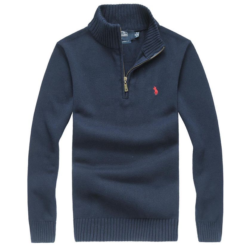 MS - POLO352 เสื้อไหมพรมผู้ชายกันหนาว