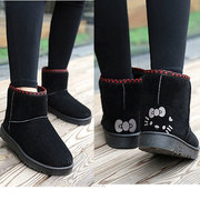 Snow Boot Kitty Black รองเท้าบูทกันหนาว