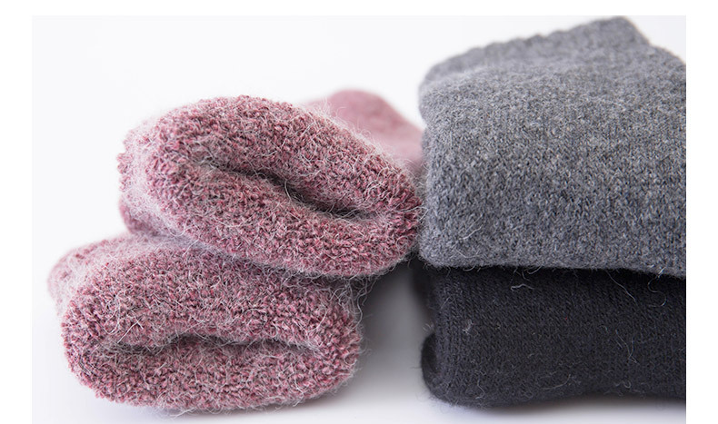 Sock-030 ถุงเท้ากันหนาววูล ถุงเท้าใส่กันหนาวใส่ติดลบ