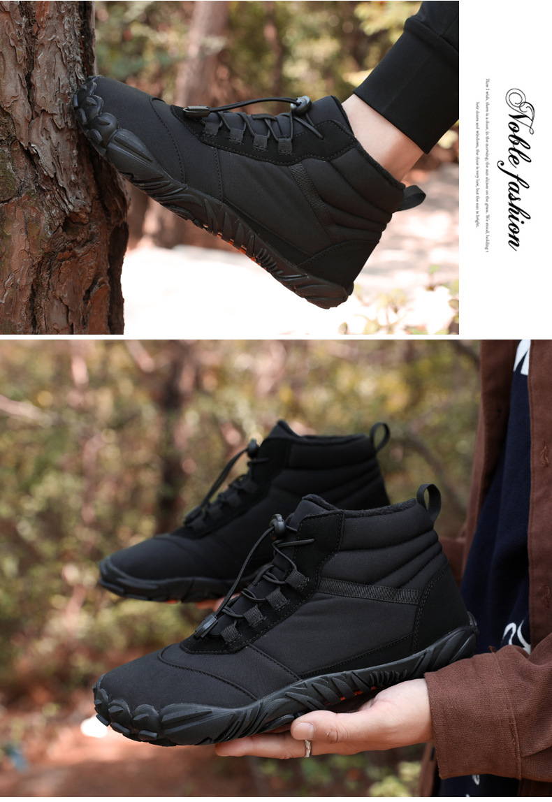 boot1508 รองเท้าผ้าใบกันหนาว รองเท้ากันหนวผู้ชายผู้หญิง