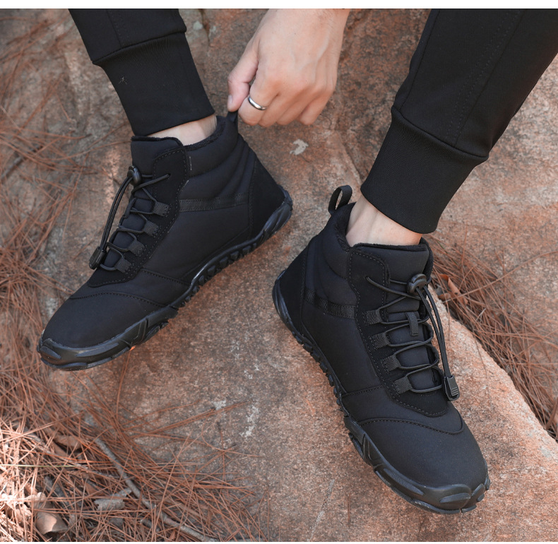 boot1508 รองเท้าผ้าใบกันหนาว รองเท้ากันหนวผู้ชายผู้หญิง