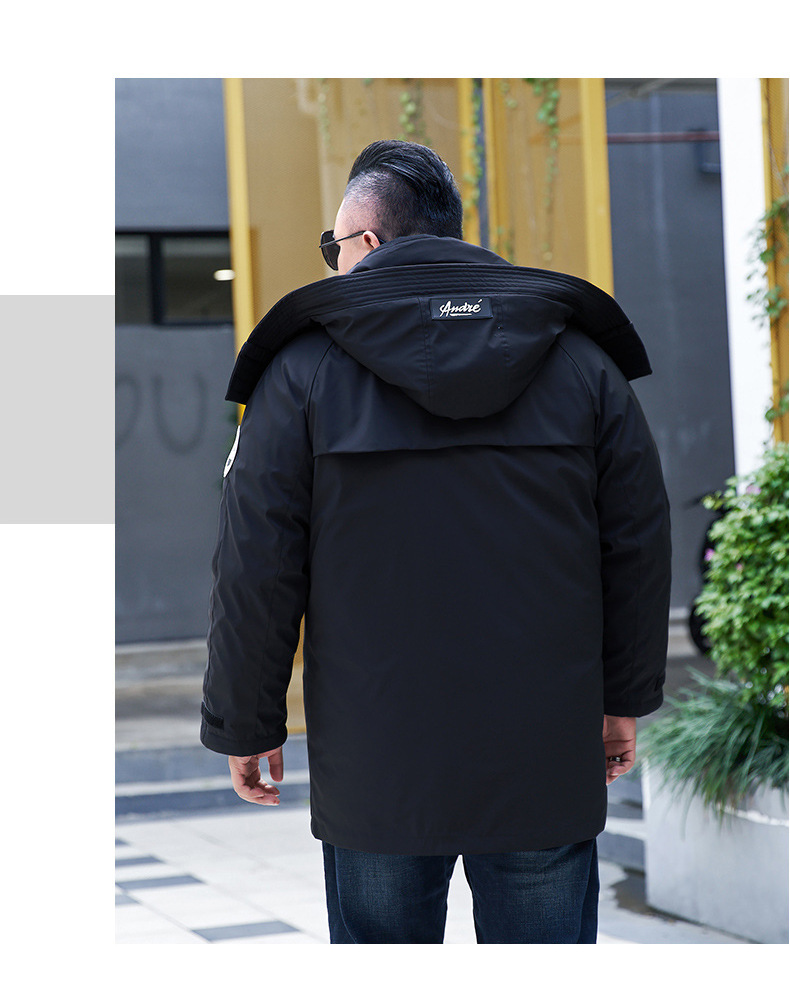 EC1208 เสื้อกันหนาวไซสหใญ่ เสื้อกันหนาวคนอวบผู้ชาย