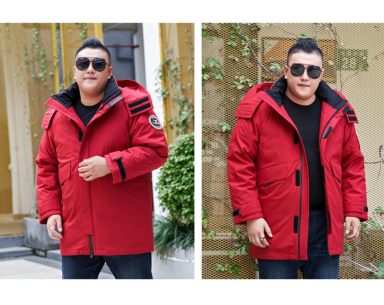 EC1208 เสื้อกันหนาวไซสหใญ่ เสื้อกันหนาวคนอวบผู้ชาย