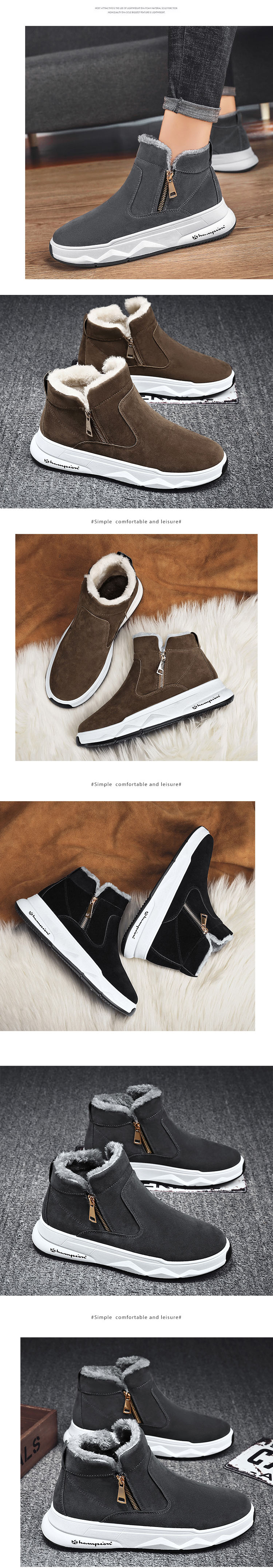 sne40  รองเท้าสโนบูท รองเท้าบูทผู้ชาย