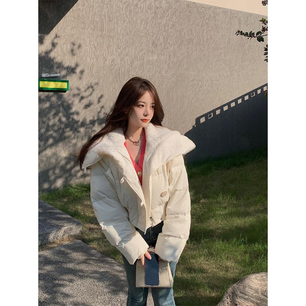 Coat5066  เสื้อโค้ทกันหนาวผู้หญิงตัวสั้น เสื้อกันหนาวครอป