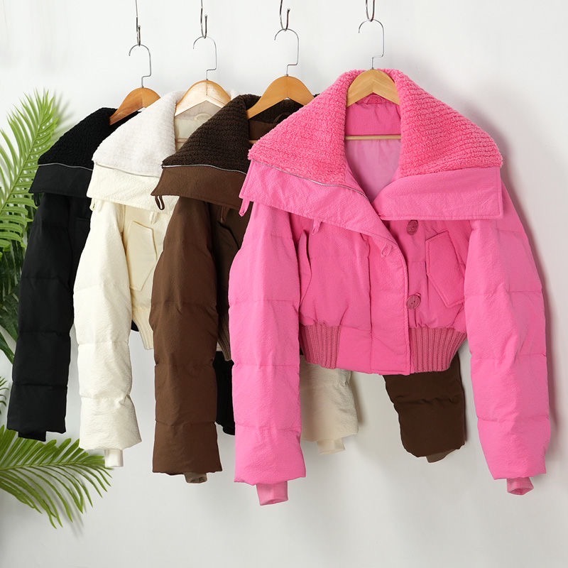 Coat5066  เสื้อโค้ทกันหนาวผู้หญิงตัวสั้น เสื้อกันหนาวครอป