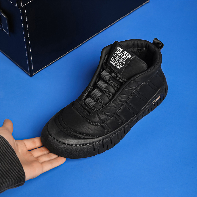 1534 รองเท้าผ้าใบกันหนาว รองเท้าลุยหิมะ รองเท้ากันน้ำ