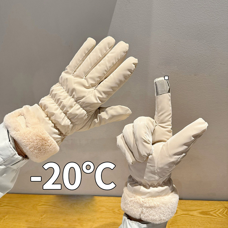 gs2054 ถุงมือกันหนาว ถุงมือผู้หญิงกันหนาว