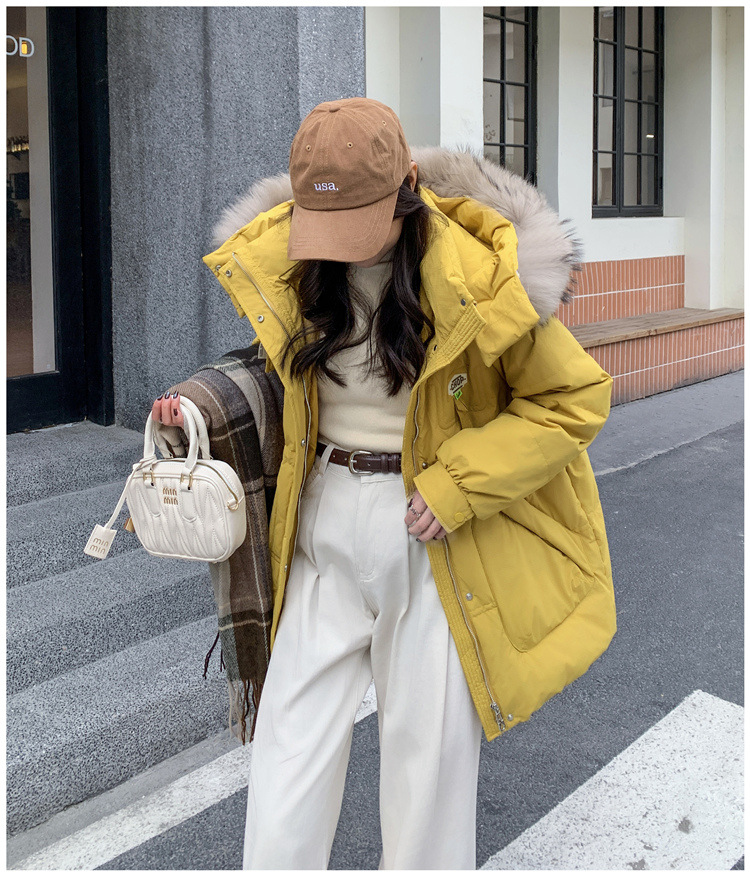 bjc8021 เสื้อโค้ทขนเป็ด ผญ พลัสไซส์ ไซสใหญ่