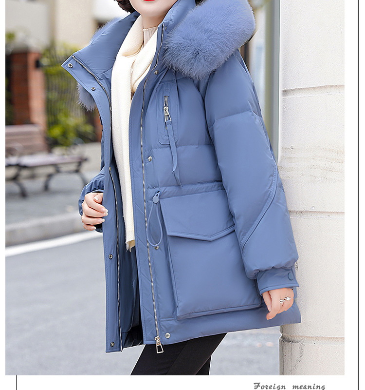 bjc5521 เสื้อโค้ทขนเป็ดสาวอวบ เสื้อกันหนาวไซสใหญ่