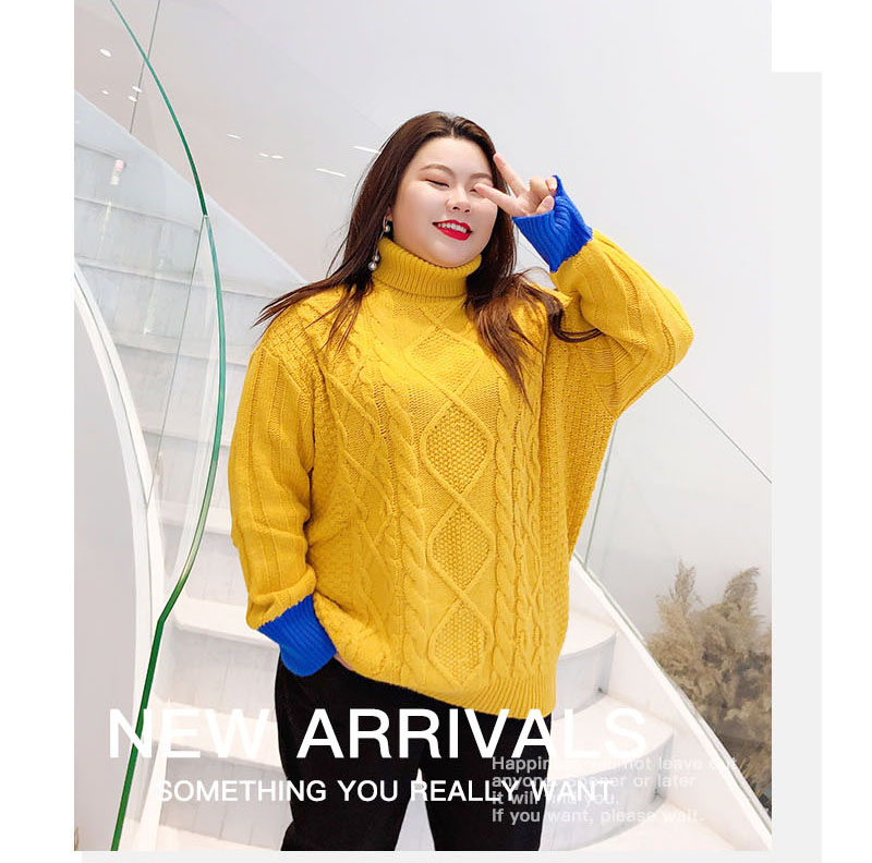 BSW-1192 เสื้อไหมพรมผู้หญิงไซส์ใหญ่กันหนาว