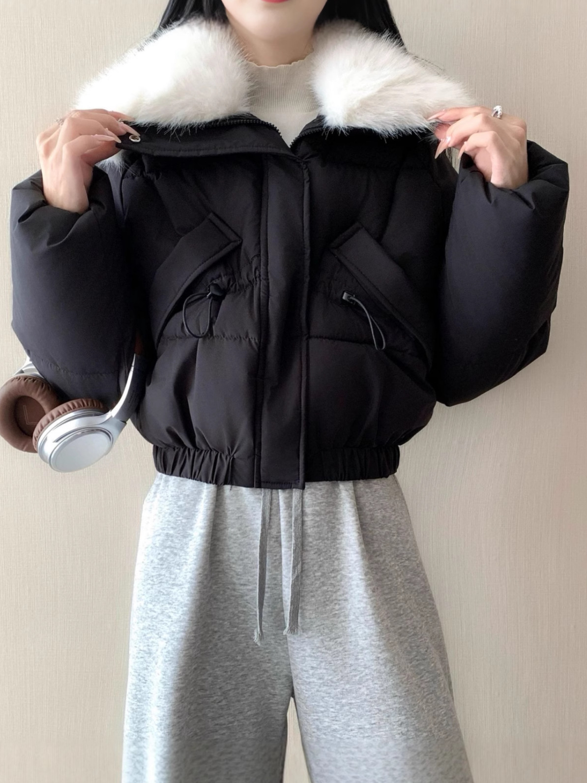 5109 เสื้อโค้ทกันหนาว ถอดเฟอรได้