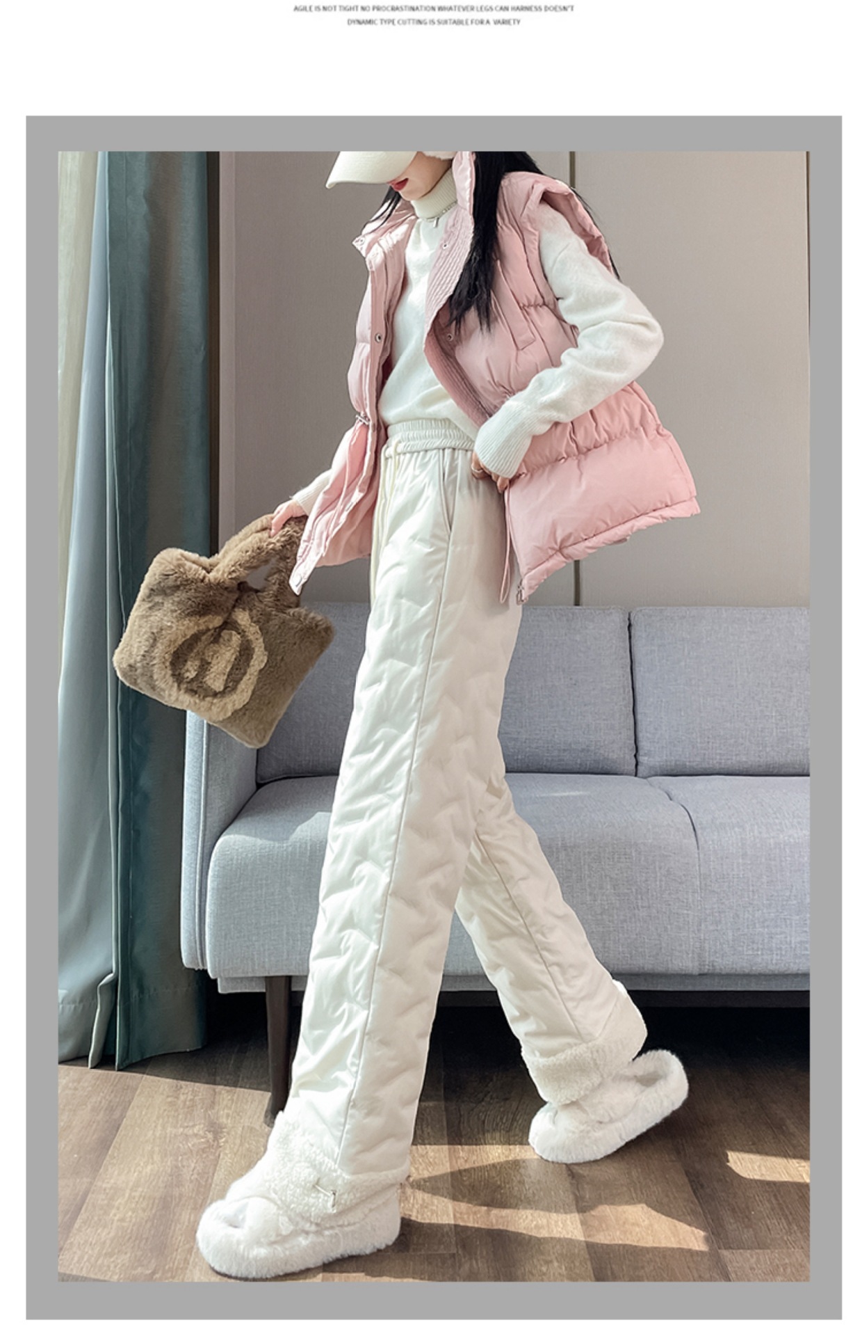 กางเกงขนเป็ดกันหนาวกันหิมะผู้หญิง